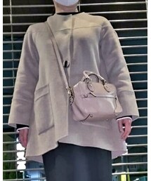 ZARA | ノーカラーコート