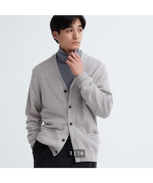 UNIQLO | プレミアムラムVネックカーディガン（長袖）　Sサイズ(カーディガン/ボレロ)