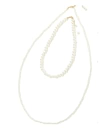 GLOBAL WORK | オケージョンパールネックレス　アソート(2連)(ネックレス)