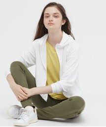 UNIQLO | エアリズムUVカットメッシュパーカ（リラックス・長袖）　Lサイズ(パーカー)