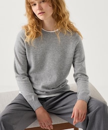 UNIQLO | カシミヤクルーネックセーター　Lサイズ(ニット/セーター)