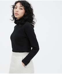 UNIQLO | ヒートテックコットンタートルネックT(極暖・長袖) Mサイズ(Tシャツ/カットソー)