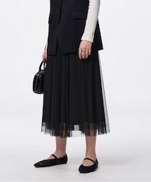 GU | チュールフレアスカート　Mサイズ(スカート)