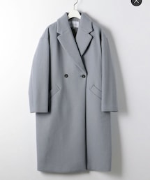 A Day in the Life  | ウールポリエステル ビッグカラーコート　38サイズ(ジャケット/アウター)