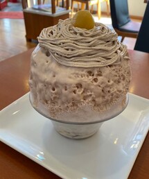 うさこのスウィーツ同盟会 | モンブランかき氷🌰(その他)