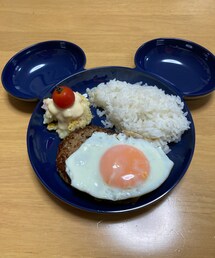 びくドン風ロコモコプレート | その他