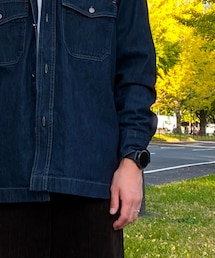 UNIQLO | オーバーサイズ　デニムワークシャツ(トップス)