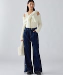 GU×rokhの「パンツ(デニムパンツ)」
