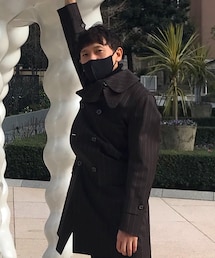 Mackintosh | ゴム引き　ストライプ(ピーコート)