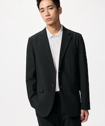 UNIQLO | 感動ジャケット カラー: 09 BLACK(スーツジャケット)