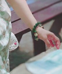 GEMSTONE | アドベンチュリンジェムストーン for healing and dissolves negative emotions and many more(ブレスレット)