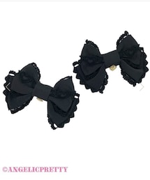 Angelic Pretty | ドルチェHeartリボンクリップSet ¥5,500 (inc.tax)(バレッタ/ヘアクリップ)