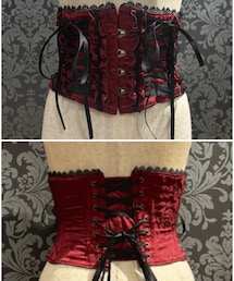 ATELIER PIERROT | Thorned Rose Corset ボルドー ¥15,400(ファッション雑貨)