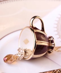 Michael&Lisette | ティーカップネックレス【秋冬限定】ワイン(ネックレス)