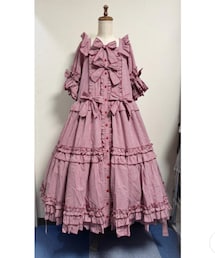 PhysicalDrop | スクエアフリルドレス メローロック(ワンピース)