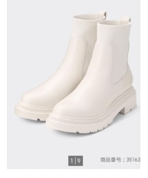 GU | リブニットソックスブーツ(ブーツ)