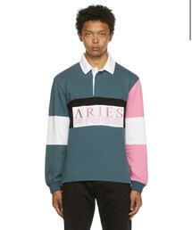 ARIES | COLOUR-BLOCKED RUGBY SHIRT(ポロシャツ)
