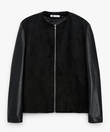 ZARA | ノーカラージャケット