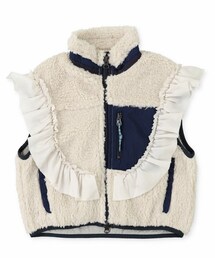 GO TO HOLLYWOOD | GTH23AW 1238204 シープボアフリルベスト（130cm/OFF WHITE）(ベスト)