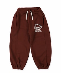 DENIM DUNGAREE | DD23AW 738503 裏毛タック変形スウェットパンツ（130cm/DARK RED）(スウェットパンツ)