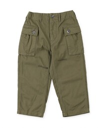 DENIM DUNGAREE | DD23AW 738606 US ARMY HERRINGBONEパンツ（KHAKI/130cm）(カーゴパンツ)
