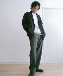 GU | 　カーブタックパンツ(スラックス)