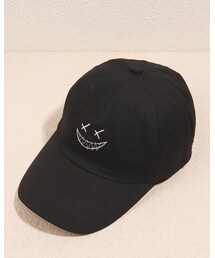 SHEIN | 野球帽 笑顔 顔 刺繍(キャップ)