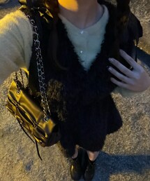 GRL | 黄色のトップス、黒のトップス、ニットパンツ、ブーツ全てグレイルです🖤(トップス)