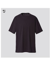 UNIQLO | スーピマコットンリラックスフィットT 09 BLACK S(Tシャツ/カットソー)