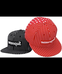 Supreme  | supreme × COMMEdesGARCONSSHIRT × newera(キャップ)