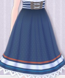 蒼空の下の市場 | スカート