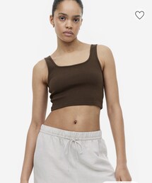 H&M | クロップドタンクトップ(タンクトップ)