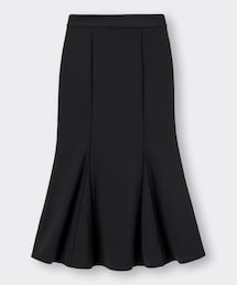 GU | カットソーマーメイドロングスカート(丈標準84.0～91.0cm)(スカート)