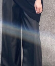 PUNYUS | フェイクレザークロップドパンツ(パンツ)