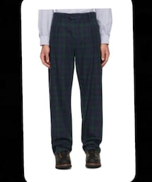 Engineered Garments | Carlyle Blackwatch Cotton Linen(スラックス)