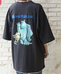 Bleu Bleuet | モンスターズ・インクバックプリントTシャツ(Tシャツ/カットソー)