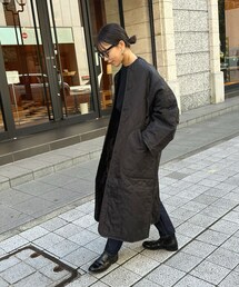 ulu | ノーカラーコート
