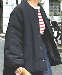 ulu | ノーカラーコート