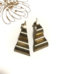 不明 | ゴールドウェーブピアス(ピアス（両耳用）)