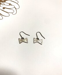 不明 | リボンモチーフピアス(ピアス（両耳用）)