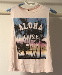 ROXY | ALOHAプリントノースリーブTシャツ(Tシャツ/カットソー)