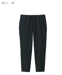 無印良品 | 風を通すストレッチサッカーノータックパンツ L(スラックス)