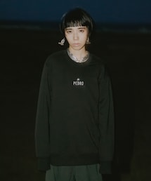 PEDRO | PEDRO 燦めロゴ刺繍スウェット XL(ニット/セーター)
