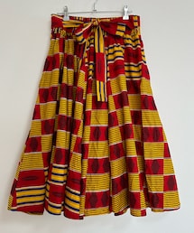 used | African batic(スカート)
