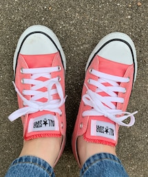 CONVERSE | 脱色コンバース♡赤→ピンク(スニーカー)