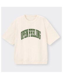 GU |  スウェT(5分袖)(スウェット)