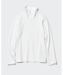 UNIQLO |  スムースストレッチコットンタートルネック(XXL)(Tシャツ/カットソー)