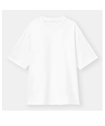 GU | ドライポンチビッグT(5分袖)(Tシャツ/カットソー)