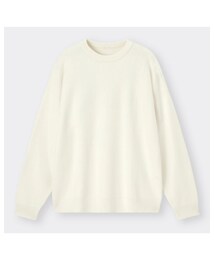 GU | スウエットライククルーネックセーター(XXL)(ニット/セーター)