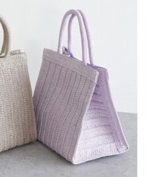 Green　Parks | ・ブレード編みスクエアトートバッグ(財布/小物)